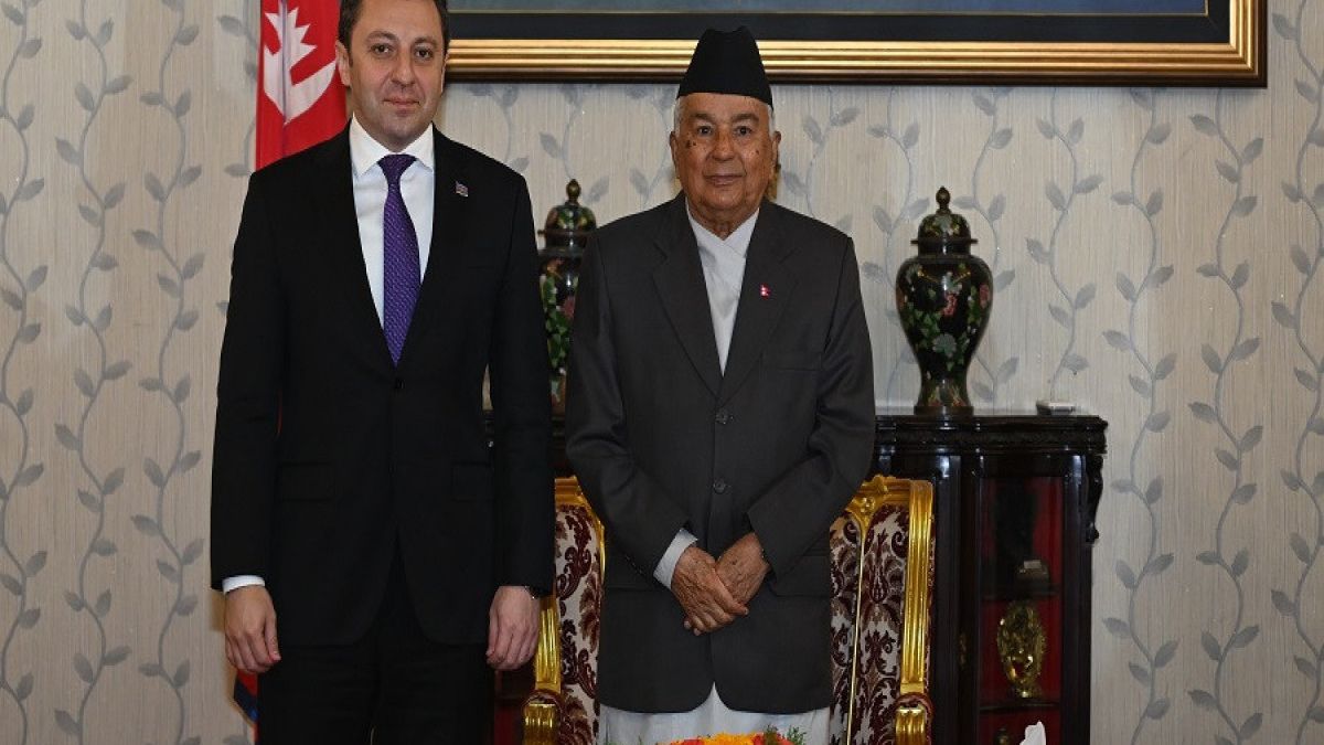 Nepal Prezidenti Azərbaycan XİN rəhbərinin müavinini qəbul edib