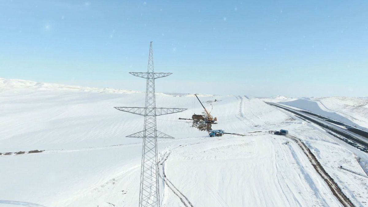“Zəngəzur” elektrik ötürmə xəttinin çəkilməsinə başlanılıb 