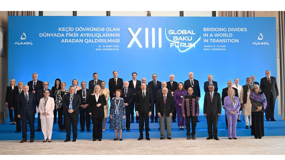 Prezident İlham Əliyev XIII Qlobal Bakı Forumunun açılış mərasimində iştirak edir