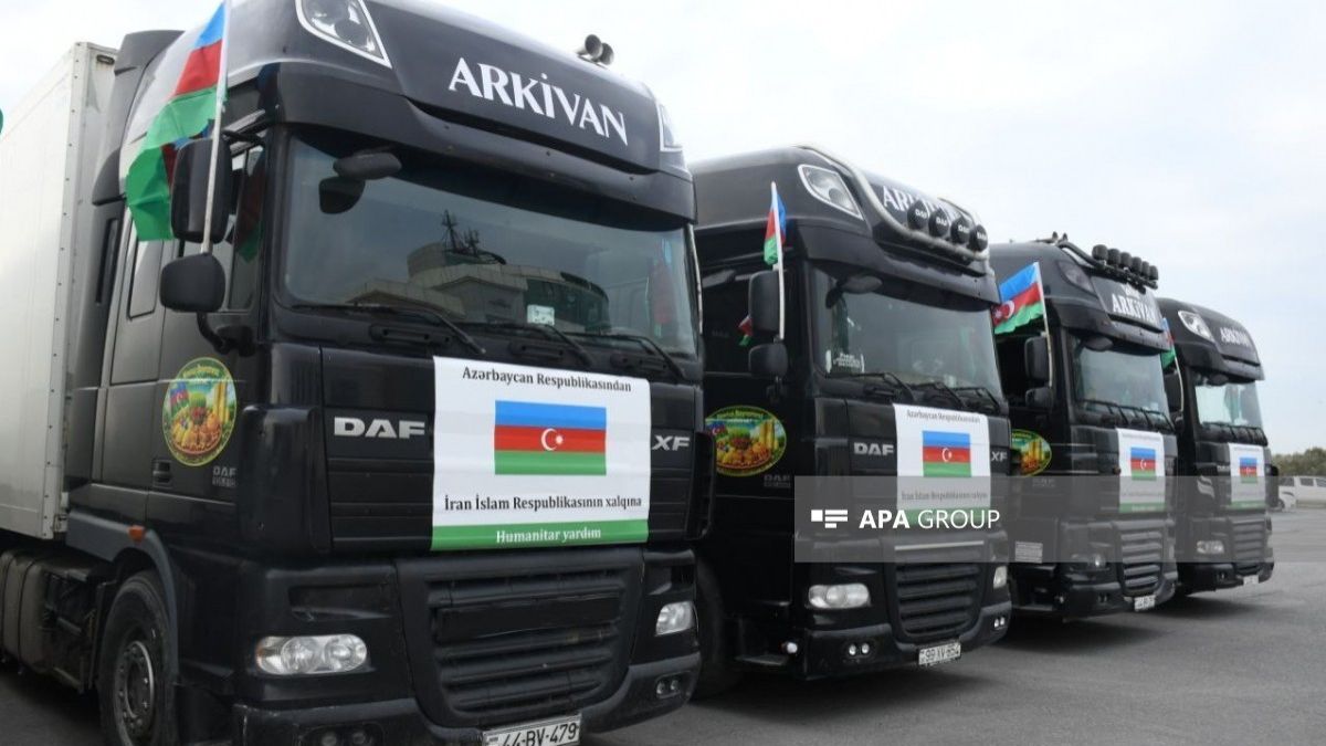 Azərbaycandan İrana növbəti humanitar yardım yola salınır