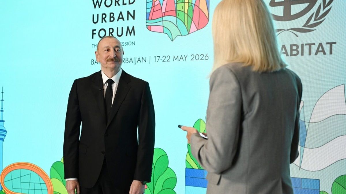 Prezident İlham Əliyev “Euronews” televiziyasına müsahibə verib